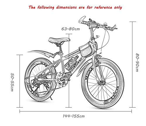 家子供用自転車20/22インチ、6-7-8-9-10-11-12-13-14歳の赤ちゃんと 