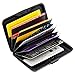 ELFISH RFID Blocking Credit Cards Holder Aluminum Wallet Metal ID Case for Men Women (sun flower)