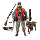 Wild Adventure Duck Hunter Deluxe Action Figure with Articulation and Life-Sized Duck Call