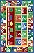 Kids Rug ABC Alphabet Numbers and Shapes Educational Area Rug Area Rug Non Skid Backing by Furnishmyplace 3'3