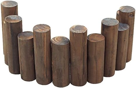 Amazon Co Jp Zhanwei ガーデンエッジ 垣 柵 ピケットフェンシング 屋外パティオガーデニング木製ステークス 屋内バルコニーエッジング装飾用 複数のサイズ Color 5pcs Size 90x25 30cm ホーム キッチン