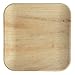 brheez Palm Leaf Plates 25 Pack 8 Inch Bamboo Look Disposable Sturdy and Perfect for Parties and Weddings More Heavy Duty Than Paper and Plastic