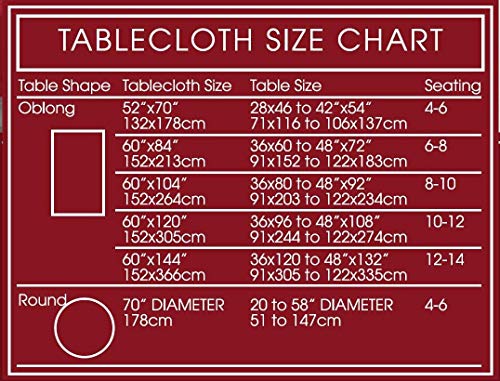 image for  Benson Mills Holiday Elegance Engineered Jacquard Christmas Tableclot