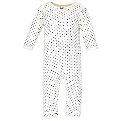 Hudson Baby Girls Cotton Coveralls Rompers, Basic