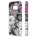 Speck Products Samsung Galaxy S7 Case, CandyShell Inked Case (Vintage Bouquet Grey/Shocking Pink), Protective Case