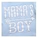 Mellons Baby Boys MAMA'S BOY Sleeve Short T-shirts Tops + Geometric Splicing Pants Outfits Set