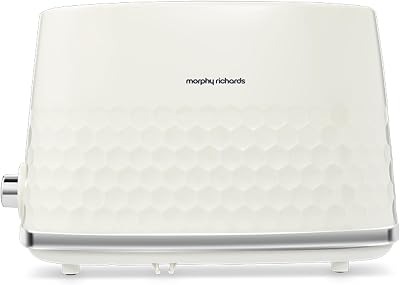 Morphy Richards Hive 2 Slice Toaster Cream 850W Variable Browning Anti-Jam