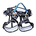 kissloves Full Body Safety Harness Outdoor Climbing Harness Half Body Harness Safe Seat Belt for Mountaineering Outward Band Expanding Training Rock Climbing Rappelling Equip (Half-Body Blue)