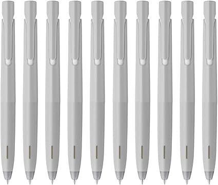 Amazon ゼブラ 油性ボールペン ブレン 0 5 グレー軸 黒インク 10本 B Bas Gr 文房具 オフィス用品 文房具 オフィス用品