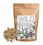 Wild Herbal #2 Mood Lift Tea Blend by Wild Foods - 7 Ingredient Tea with Chamomile, Rose, Lemon Balm, Lavender, Stevia, Oatstraw, Orange Peel, 100% Natural (4 ounce)