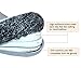 HomeIdeas Men's Cashmere Cotton Knitted Anti-Slip House Slippers, Autumn Winter Breathable Indoor Shoes Dark Gray