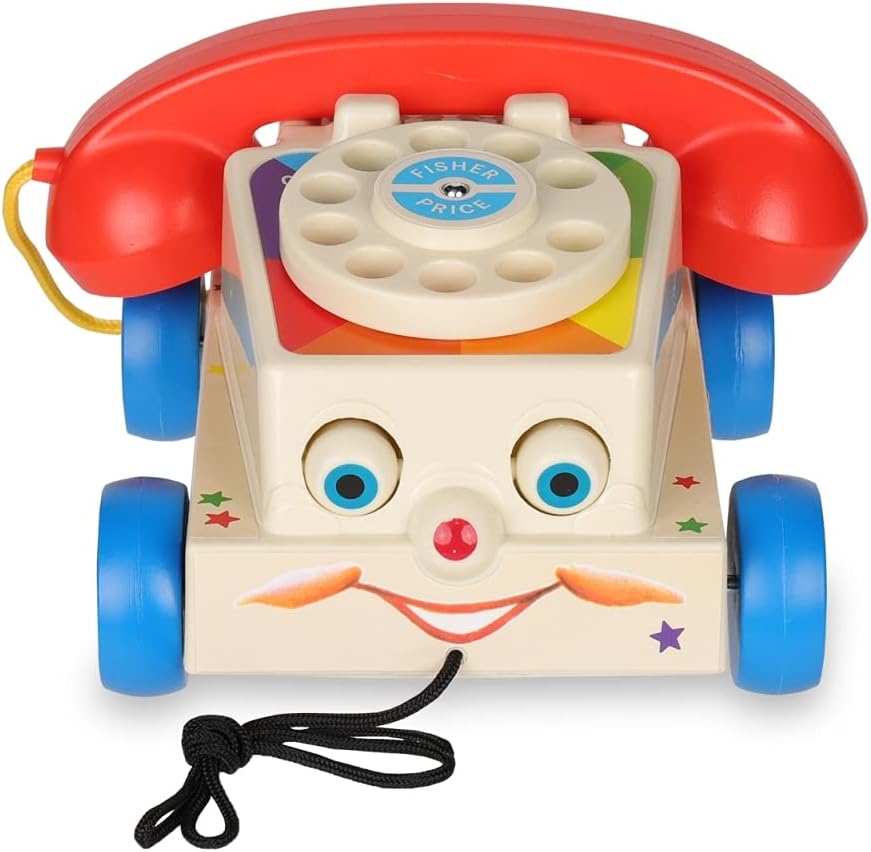 Amazon フィッシャープライス チャッターフォン おしゃべり電話 Fisher Price Classic Toys Chatter Telephone 手押し車 プルトイ おもちゃ