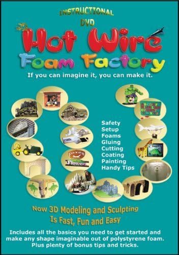 Hot Wire Foam Factory Instructional DVD for Making Sculptures by Hot Wire Foam Factory