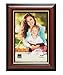 Kiera Grace Kylie Picture Frame, 4 by 6 Inch, Brown with Gold Line