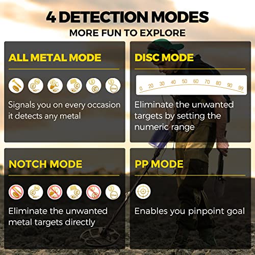 RM RICOMAX Metal Detector for Adult, Higher Accuracy 10