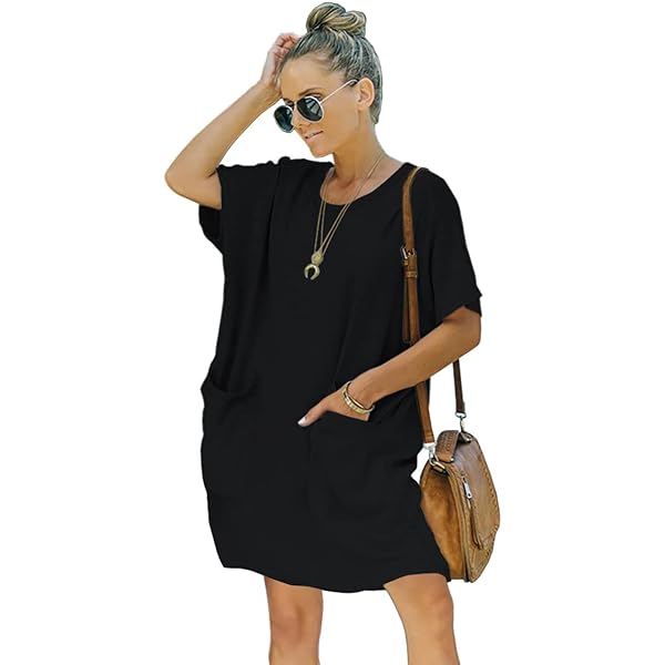 loose fit shift dress Mini Shift Dress in Stretch Linen main image 1