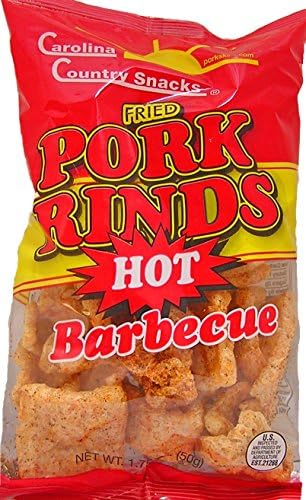 Fried Pork Rinds BBQ 24 bags (1.75oz)