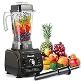 MengK Smoothies 1500W-2000W Blender for Shakes Professional Commercial Blenders for making Smoothies with 67oz BPA-Free Pitcher, kitchen Nutrition blender and food processor for Ice,Fruits&Vegetables