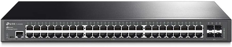 TP-Link JetStream 48-Port Gigabit L2 Switch with 4 SFP Slots SG3452
