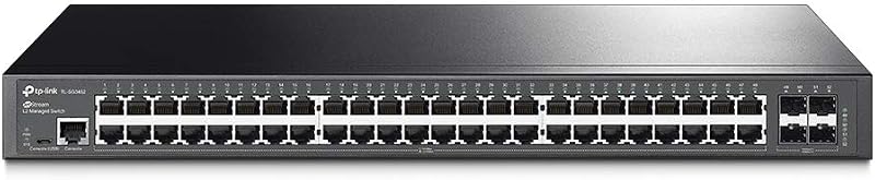 TP-Link JetStream 48-Port Gigabit L2 Switch with 4 SFP Slots SG3452