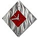 Red Metal Decorative Wall Clock, Abstract Modern Clock for Living Room or Kitchen, Jon Allen Metal Art, Fresh Start Clock