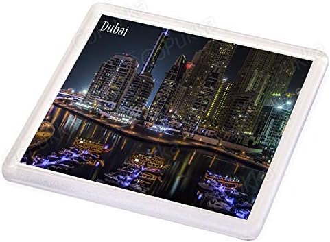 Dubai United Arab Emirates Night - Souvenir Coaster