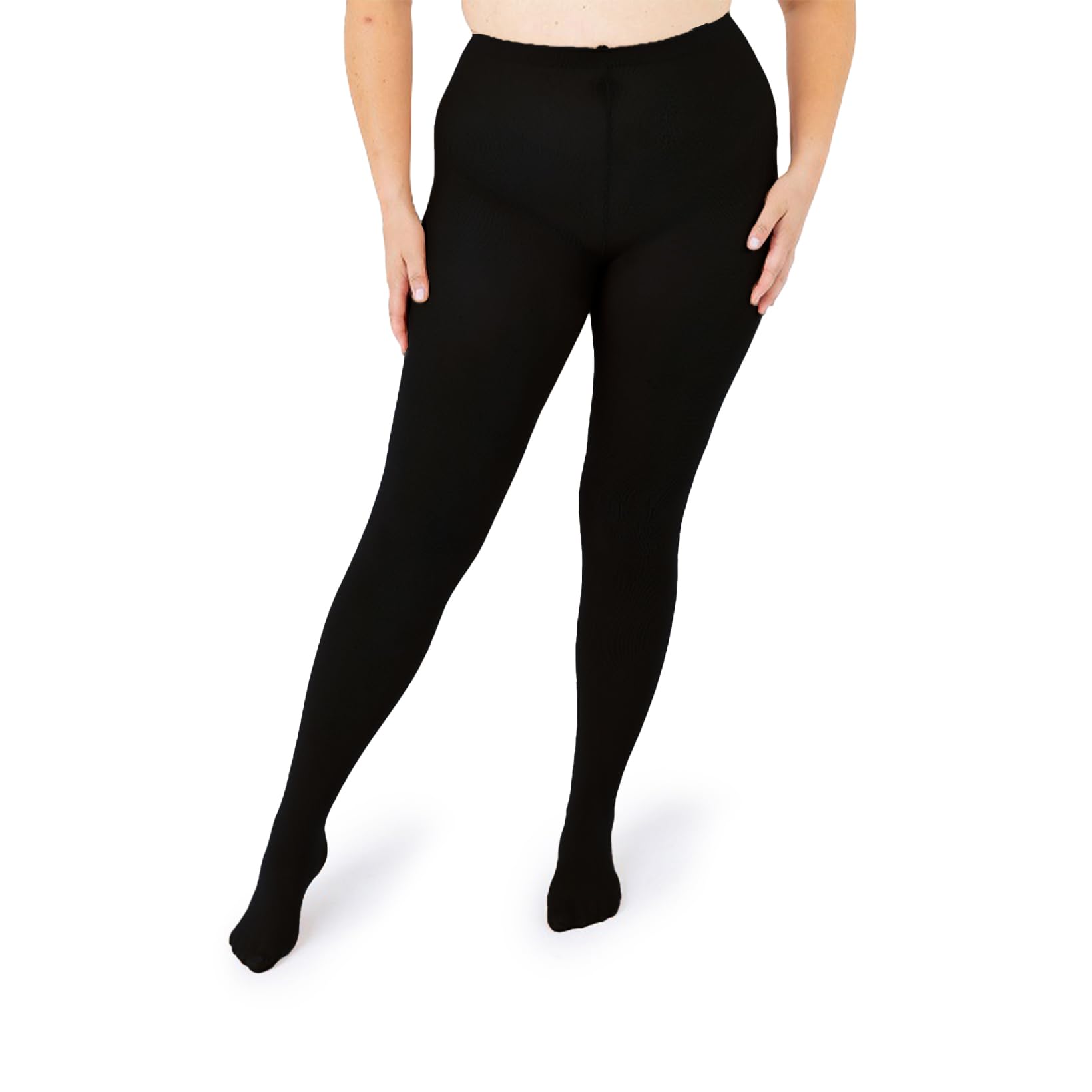 Silky Toes Plus Size Tights for Women Opaque Microfiber- or