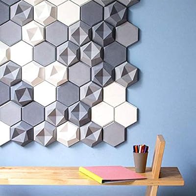 Molde Geometrico De Pared Para Decoracion De Ladrillos De