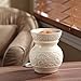 Hosley 6 Inch High Cream Ceramic Electric Candle Warmer Ideal Gift for Wedding Spa and Aromatherapy Use with HOSLEY Brand Wax Melts Cubes Essential Oils and Fragrance Oils O4