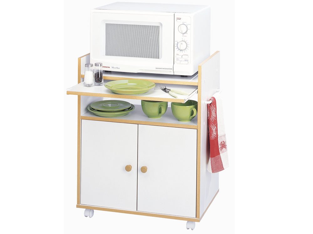 Mueble microondas 2 puertas Omnia: Amazon.es: Jardín