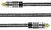 SecurOMax Digital Optical Audio Cable (Toslink, S/PDIF, ADAT, EIAJ) with Braided Cord, 6 Feet