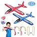 MIMIDOU 2 PCS Slingshot Planes 2 Flight Mode Glider Plane 2 Ways to Play Outdoor for Kids Good styrofoam Airplane as Gift.