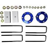 TENKIDOM Leveling Kits Suspension compatible with Toyota Hilux Vigo 2004-2019 Front 25MM Rear 51MM
