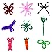 Bememo 200 Pieces Pipe Cleaners Chenille Stems 6 mm x 12 Inch for DIY Art Craft, Assorted Colors