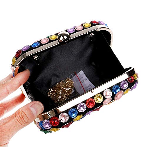 YOUTO Evening Party Clutch Bags Night Party Bags Multicolor Women's Clutches Evening Bag Clutch Purse Bags Special Occasion Evening Handbags Evening Clutches Purses - Thumbnail 2