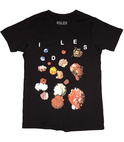 Rock Off officially licensed products Men's Idles Cartoon Flower T