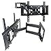 Sunyear Universal Full Motion Swivel 15 degree Tilting Articulating Single Arm TV Wall Mount Bracket for Smasung LG Sharp 32 inch to 60 inch LED LCD Plasma TVs with HDMI Cable