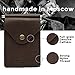Slim Minimalist Wallet - Bifold Money Clip - Thin Leather Pocket Wallets for Men