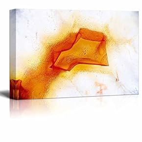 Canvas Wall Art - Abstract Agate Slice Pattern - Giclee Print Gallery Wrap Modern Home Art Ready to Hang - 12" x 18"