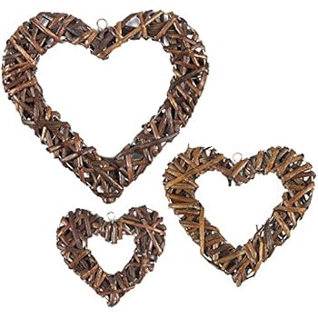 Home Decor Accents Queenland Natural Grapevine Wreath Heart Shape