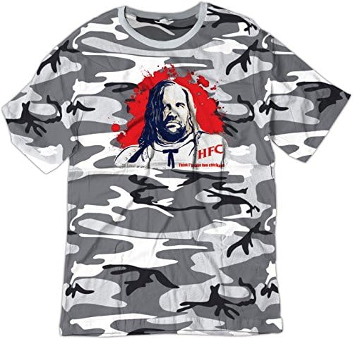 BSW Men's I'll take 2 Chickens The Hound Game of Thrones KFC Shirt 2XL Grey Camo