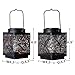 Kircust Solar Lantern Outdoor Hanging Solar Lights, Vintage Flickering Table lamp with Handle- Butterfly and Dragonfly Pattern Decorative for Patio,Yard, Pathway, Porch, Garden, 2 Pack