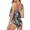 2021 Badpakken voor Vrouwen Tweedelige Badpakken Ruffled Flounce Top met Hoge Taille Bottom Bikini Flowy Strand Badmode…