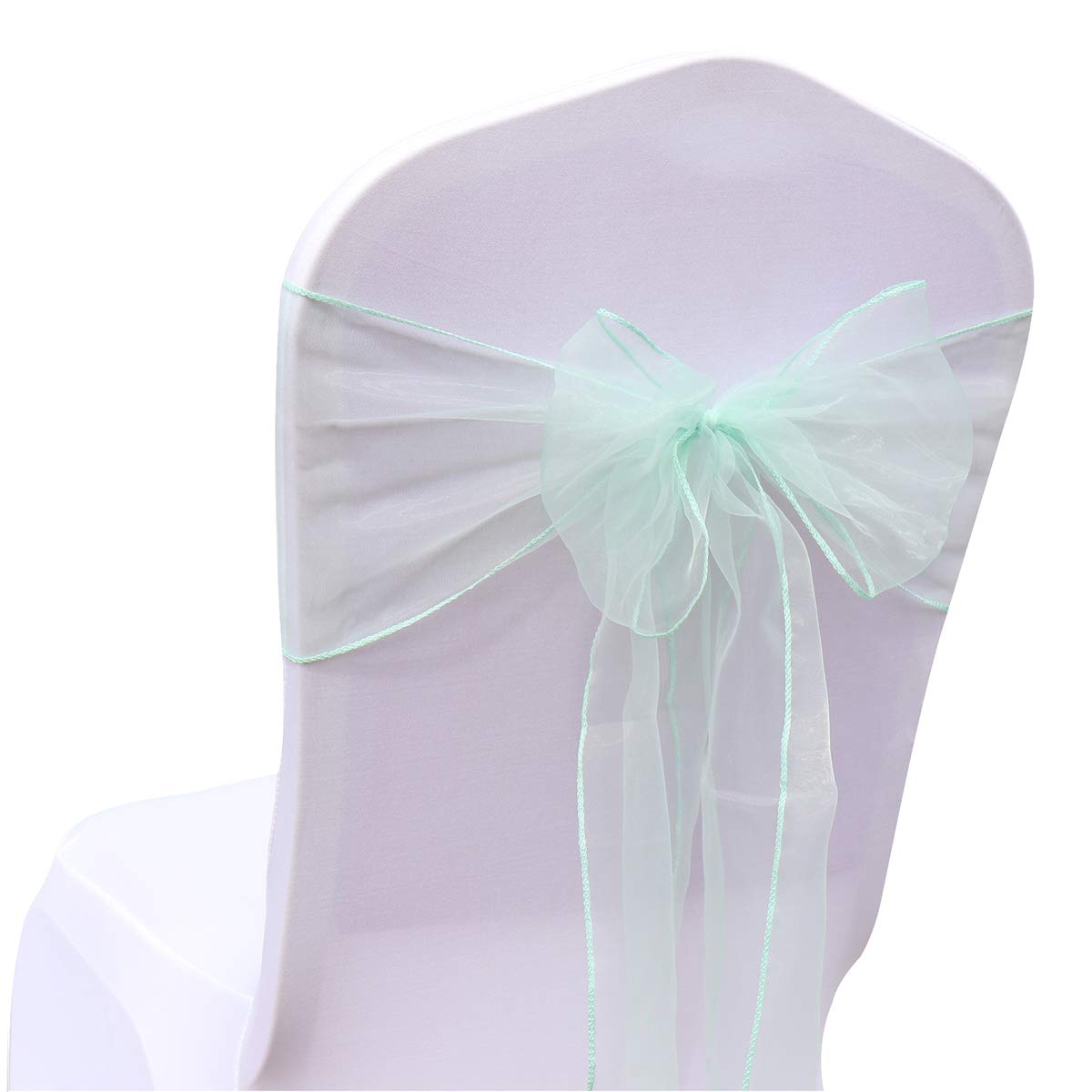 Best green organza chair covers