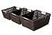 Decorative Organizing Baskets - Small, Medium, Large Wicker Baskets - 3 Piece Set