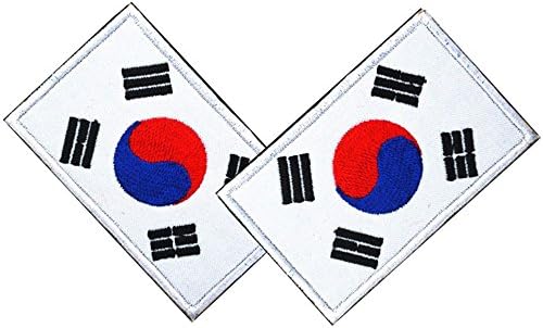 ZHGstore More National Flag Patch - Bundle 2 PCS (Korea)