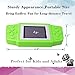 ZHISHAN Retro Handheld Game Console for Kids with Built in 268 Classic Old Games Portable Gaming Player Arcade Playstation System Birthday Gift for Children Boys (Green)