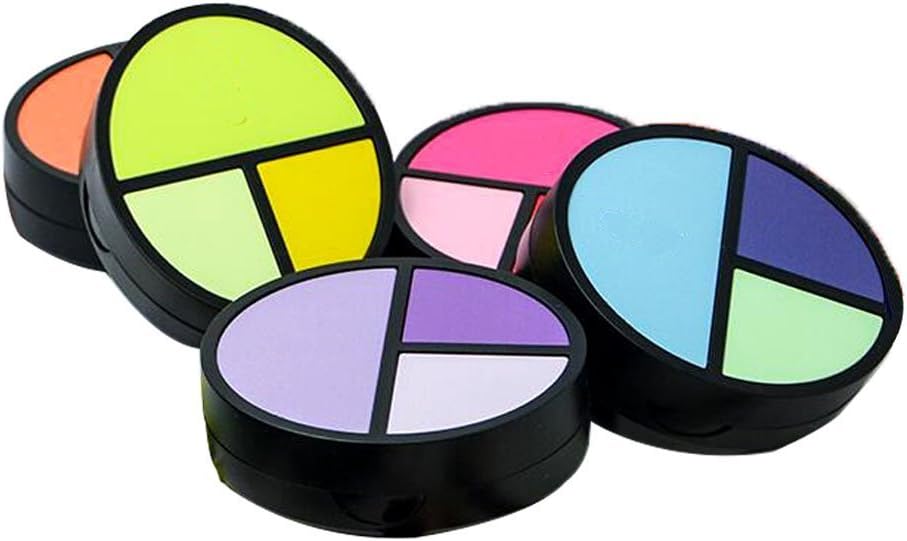 Mini Pocket Size Contact Lens Cases Box Container Travel Holder (Yellow)