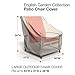 Budge P1W02PM1 English Garden Patio Chair Cover Heavy Duty and Waterproof, Large, Tan Tweed