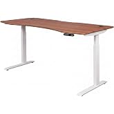 ApexDesk Elite Pro Series Electric Height Adjustable Stand up Desk, Sit Stand Home Office Desk, Computer Desk (RED Apple, 60")